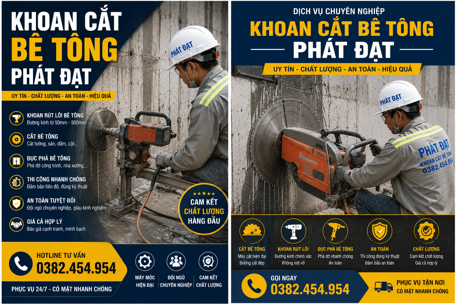 Cắt Rãnh Ramp Dốc ở HCM