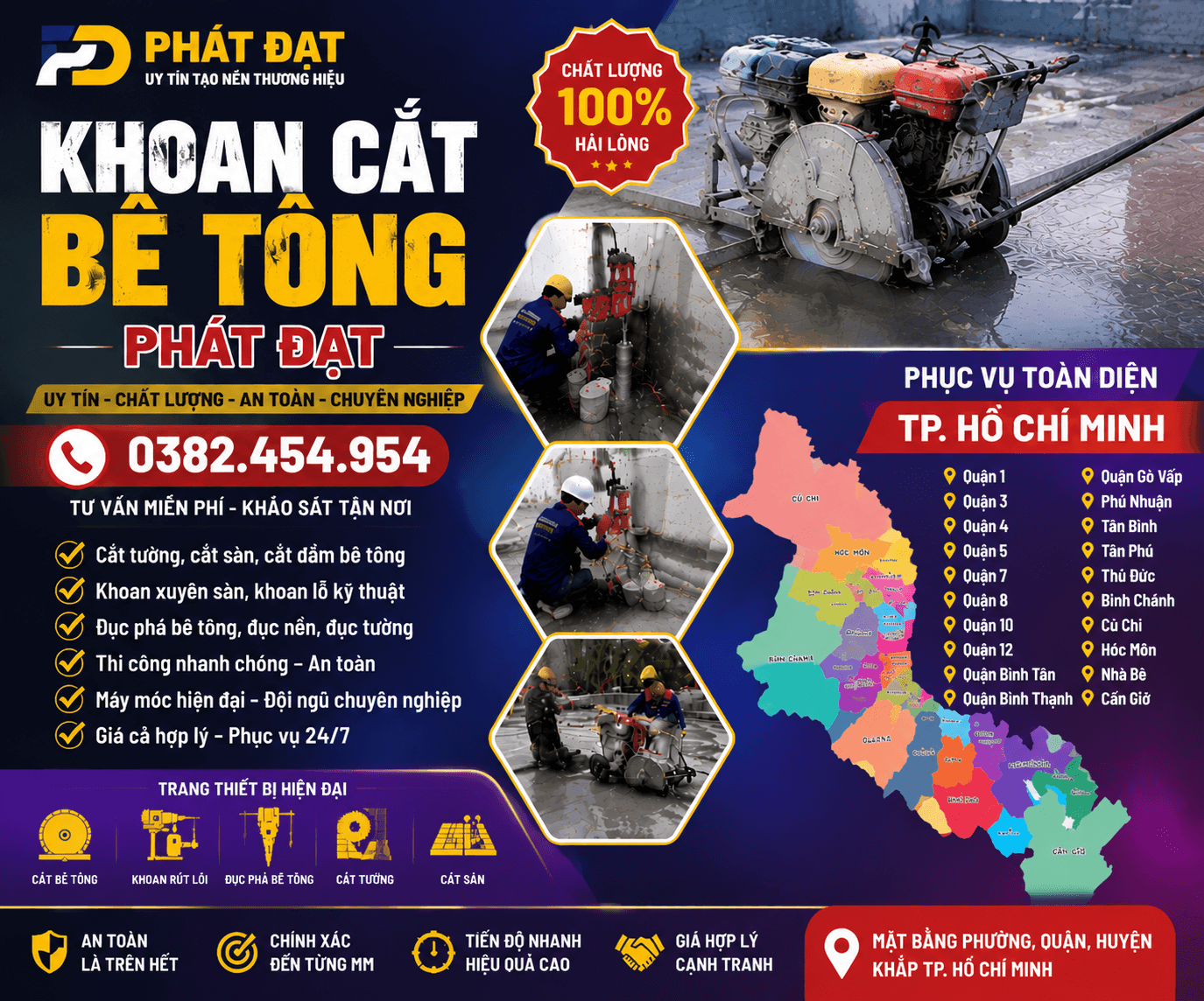 Đục Cọc Bê Tông ở HCM