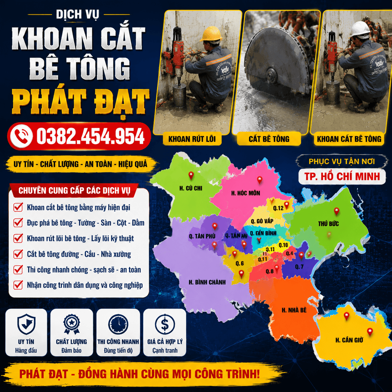 Đục Nền Gạch ở HCM