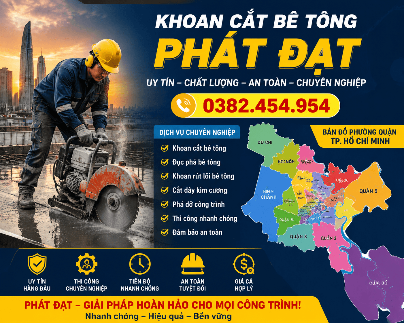 Đục Nền Gạch ở TPHCM