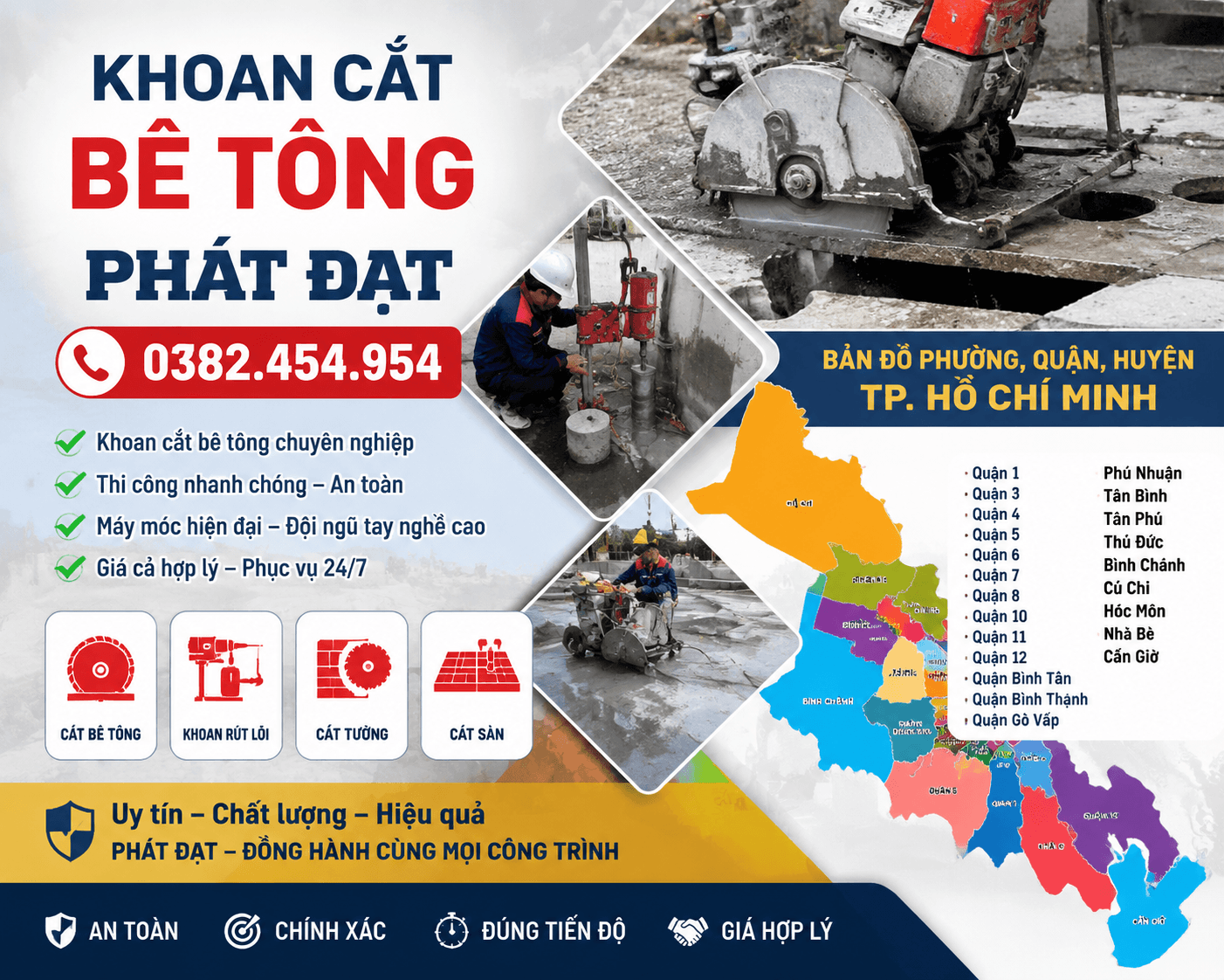 Đục Nền Gạch
