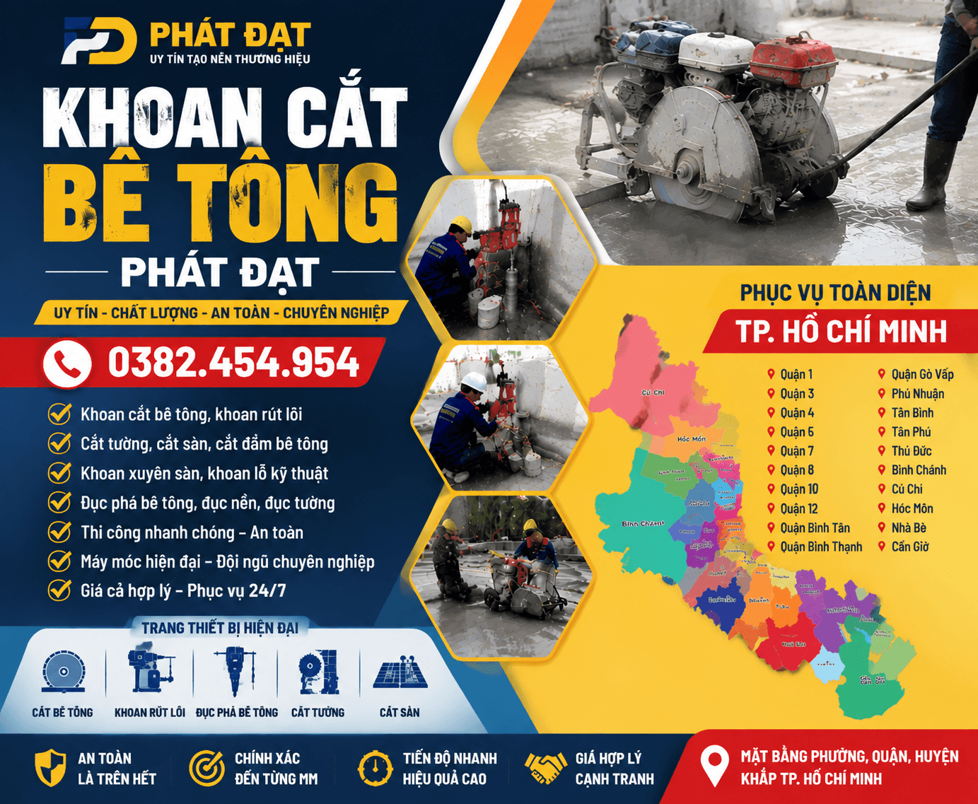 Đục Tường Gạch HCM