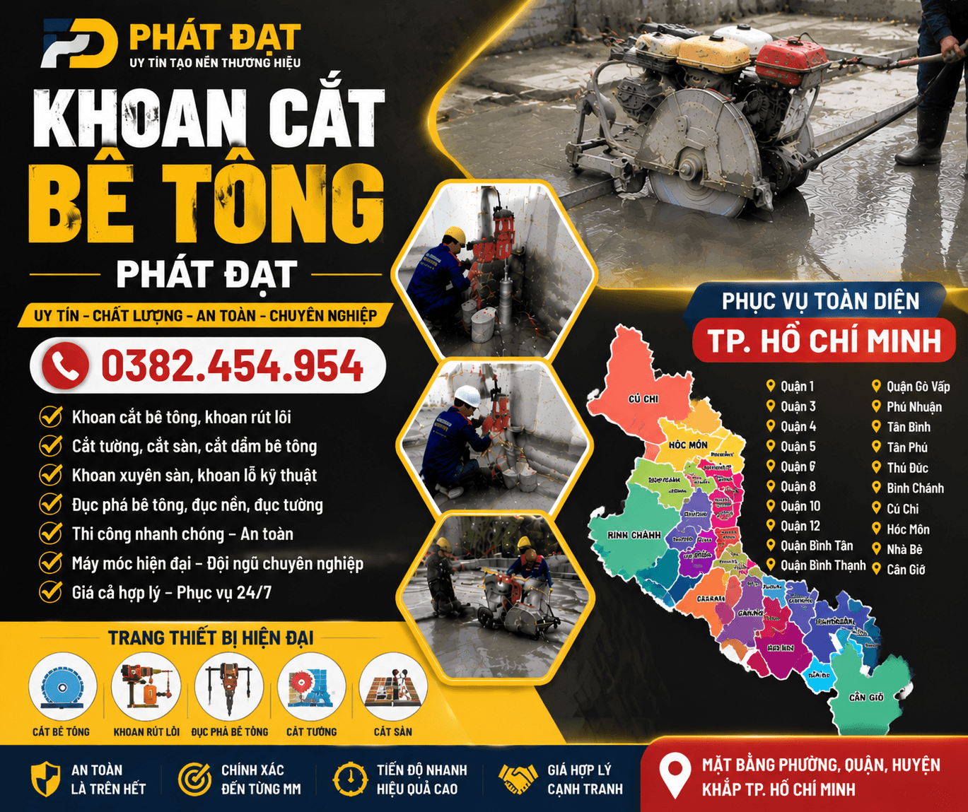 Đục Tường Gạch Tại TPHCM Chất Lượng