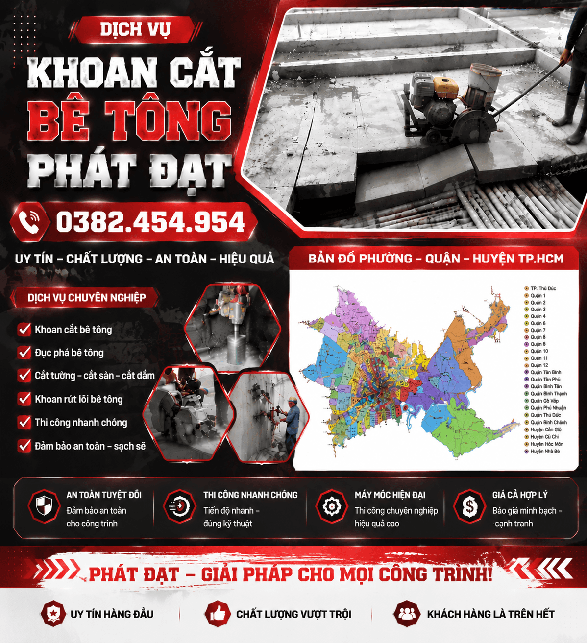 Đục Tường Gạch Tại TPHCM