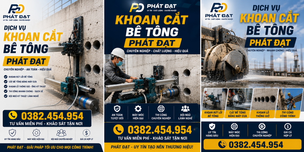 Khoan Cắt Bê Tông Phát Đạt