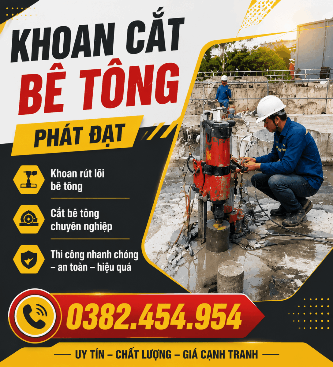 Khoan Cắt Bê Tông Phát Đạt
