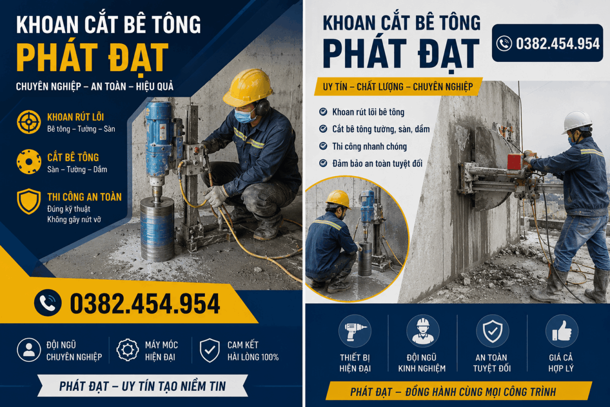 Khoan Cắt Bê Tông Phát Đạt