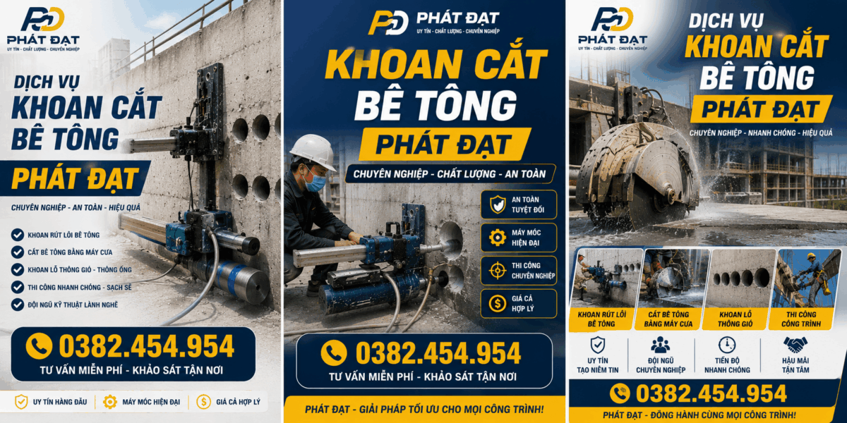 Khoan Cắt Bê Tông Phát Đạt