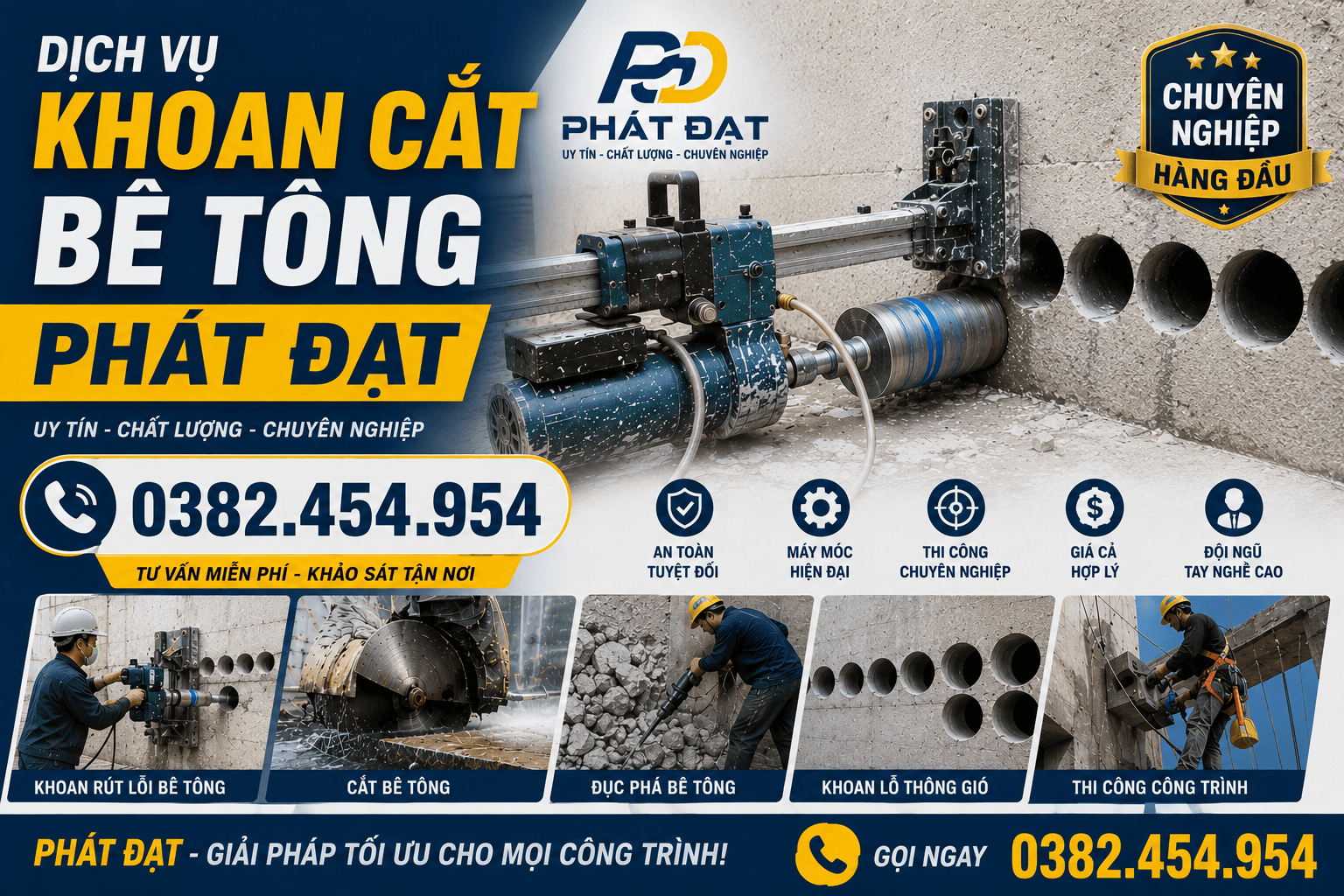 Khoan Nền Bê Tông Tại TPHCM