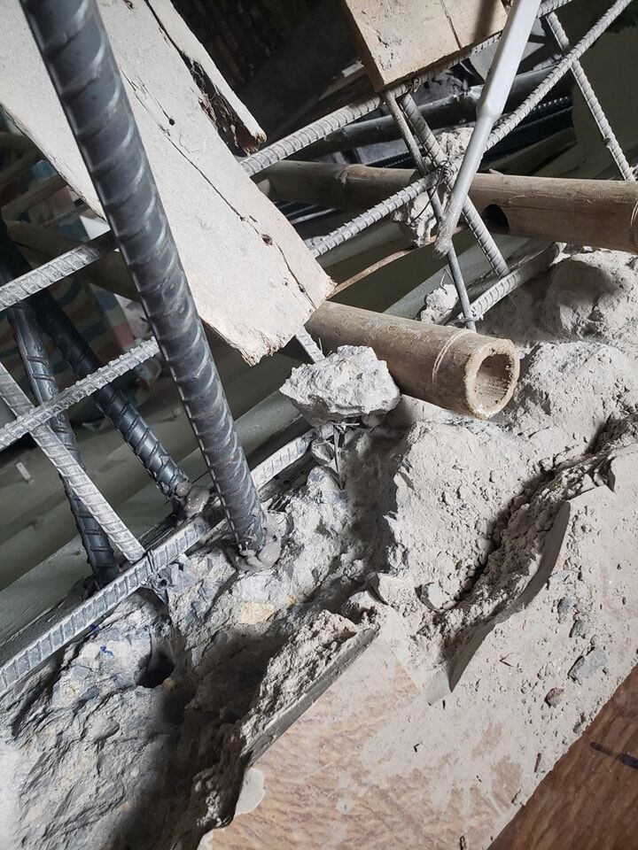 Khoan cấy thép dầm D18