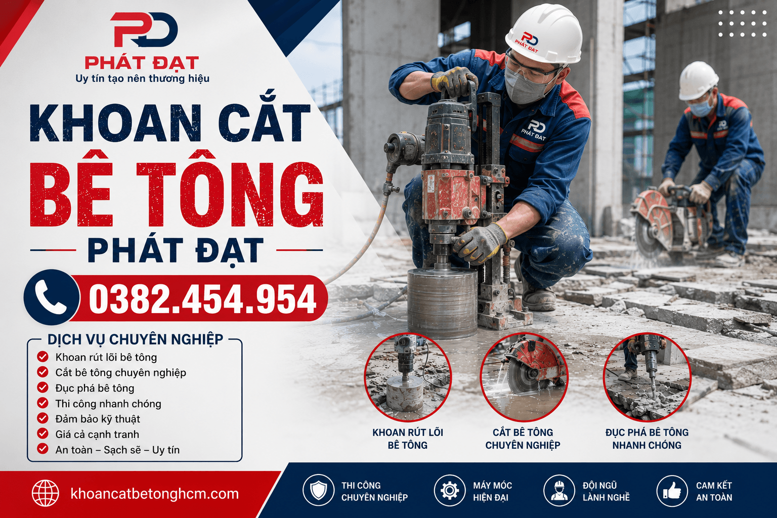 Cắt Nền Bê Tông Uy Tín