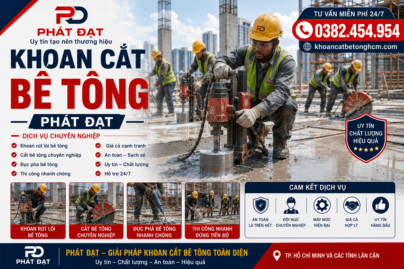 Cắt Nền Bê Tông