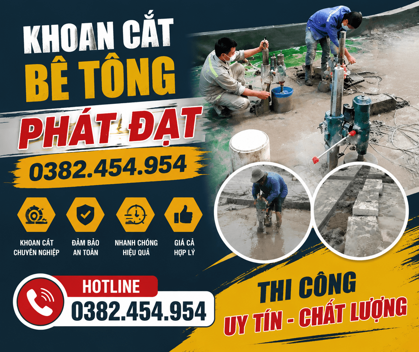 Khoan Sàn Bê Tông Ở TPHCM Chính Xác