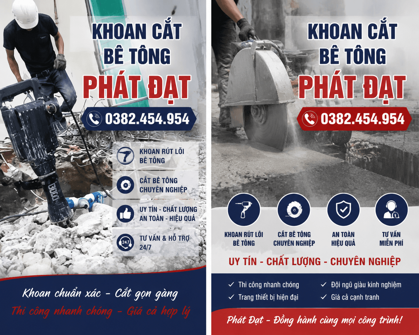 Khoan Tường Bê Tông Tại TPHCM
