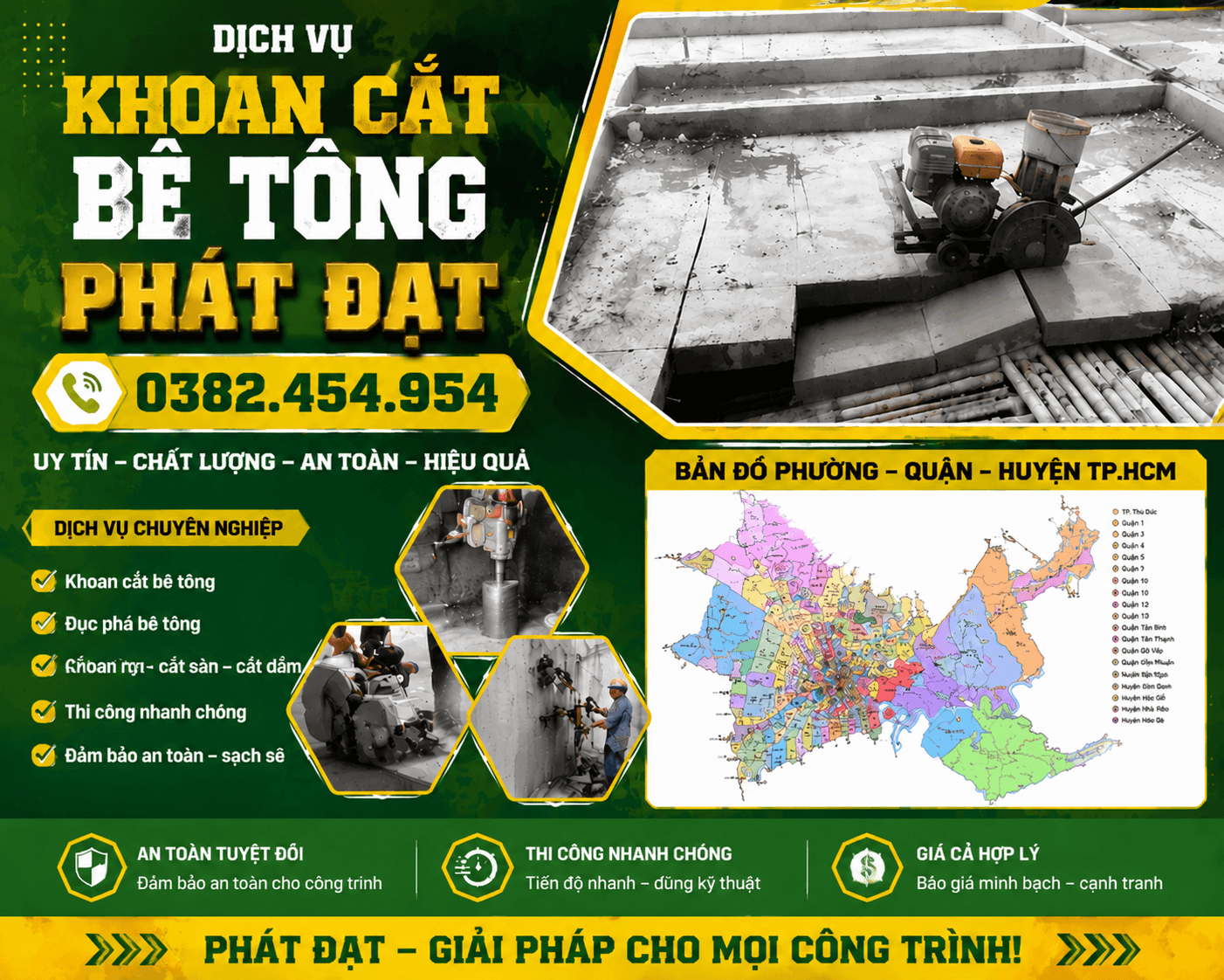 Khoan Tường Bê Tông