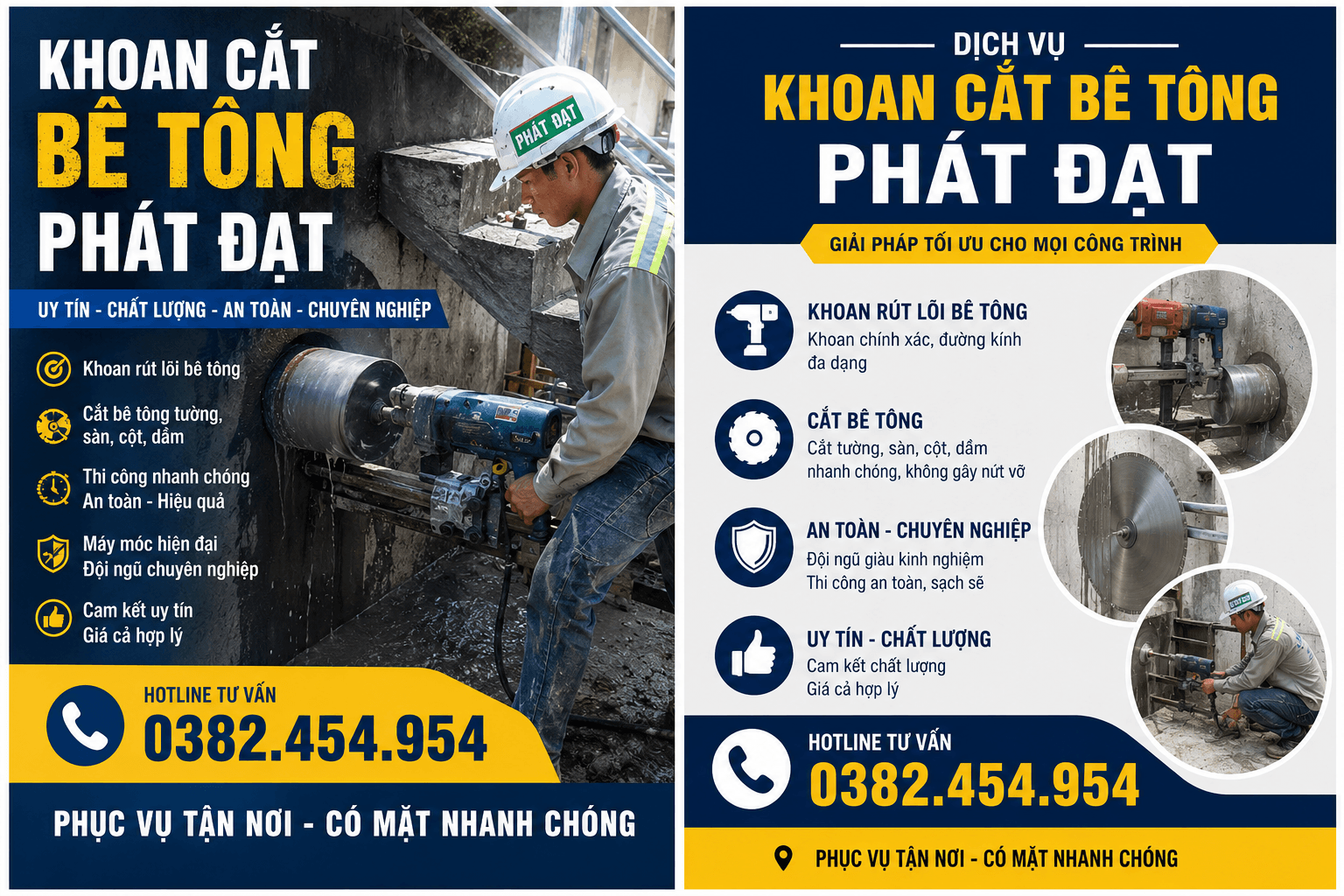 Khoan cắt bê tông Phát Đạt