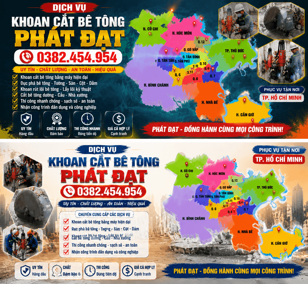 Phá Nền Bê Tông HCM