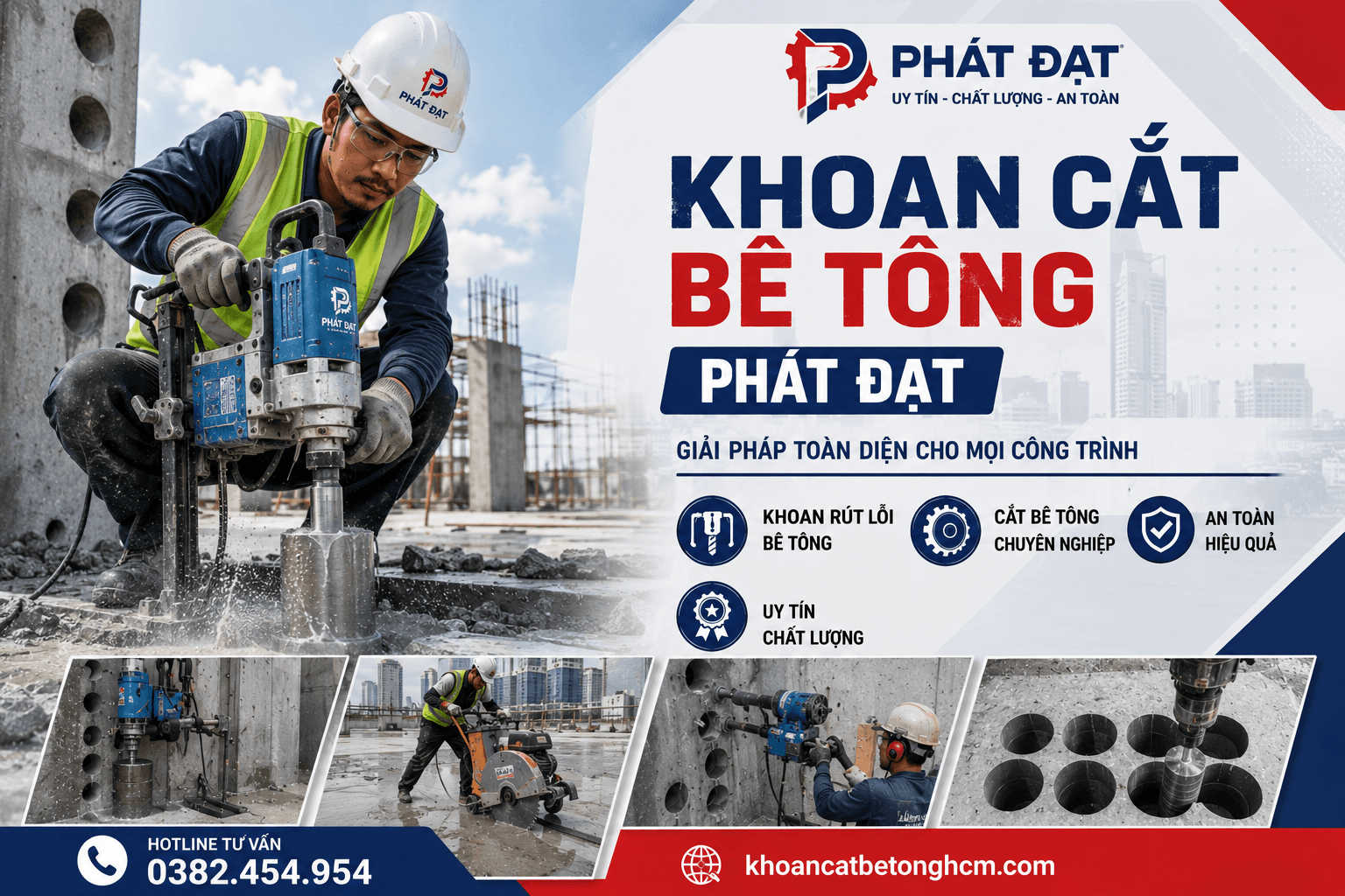 Khoan Cắt Bê Tông Nhà Bè