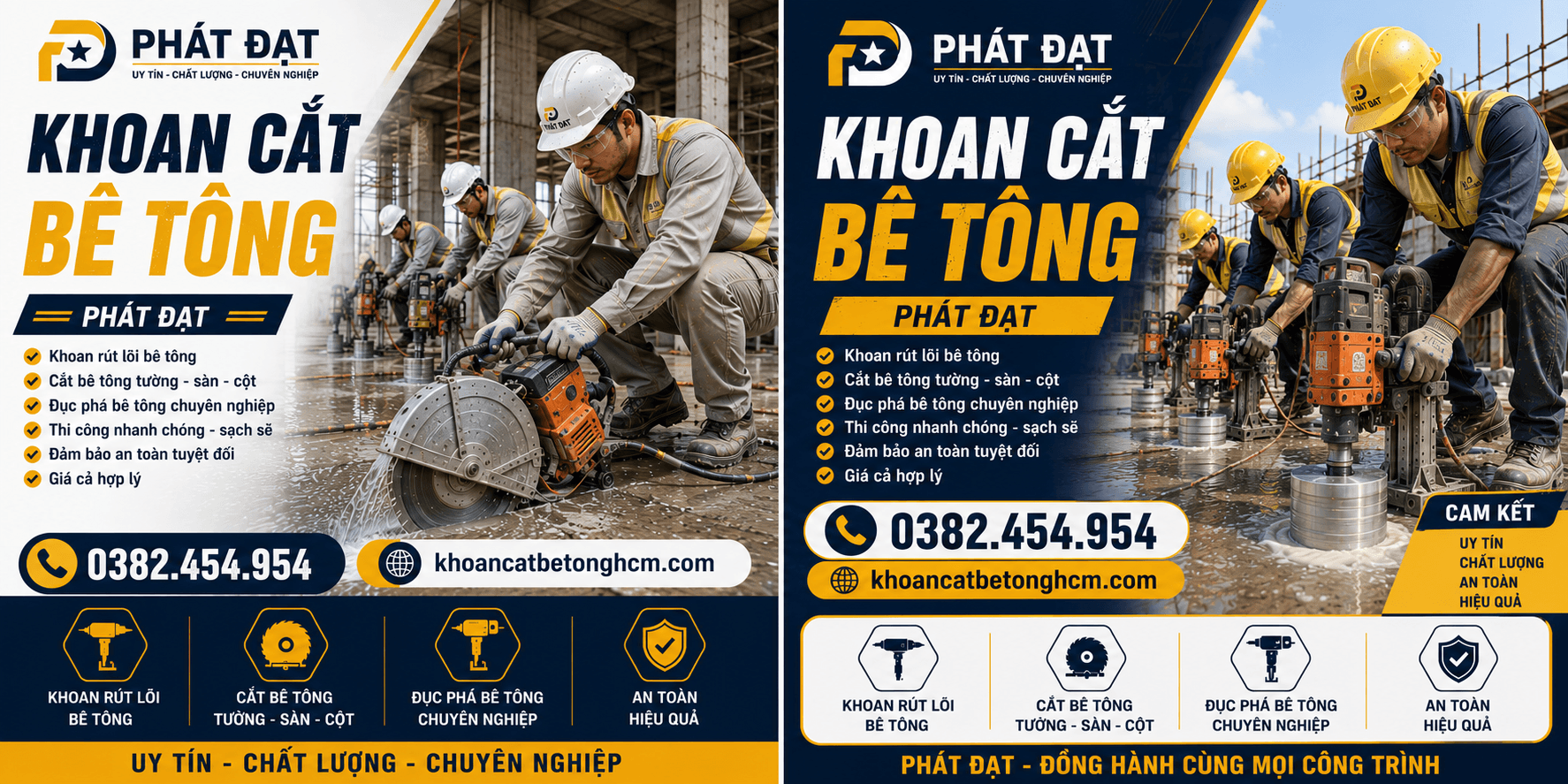 Khoan Cắt Bê Tông Ở Huyện Nhà Bè
