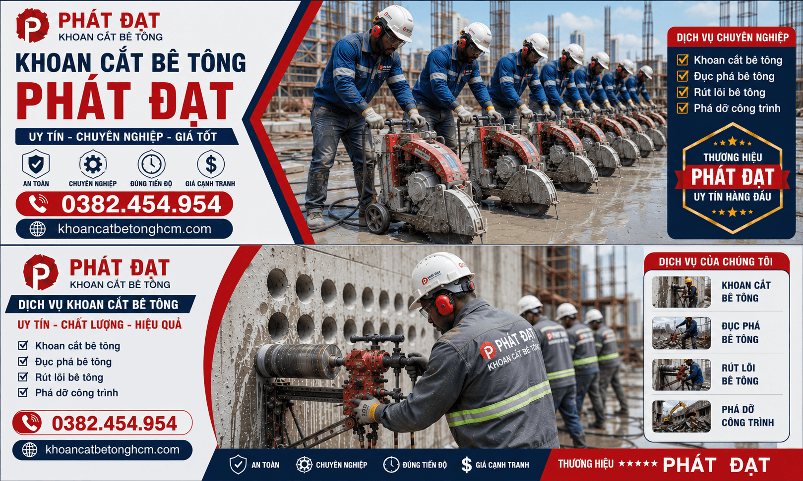 Khoan Cắt Bê Tông Ở Phú Nhuận