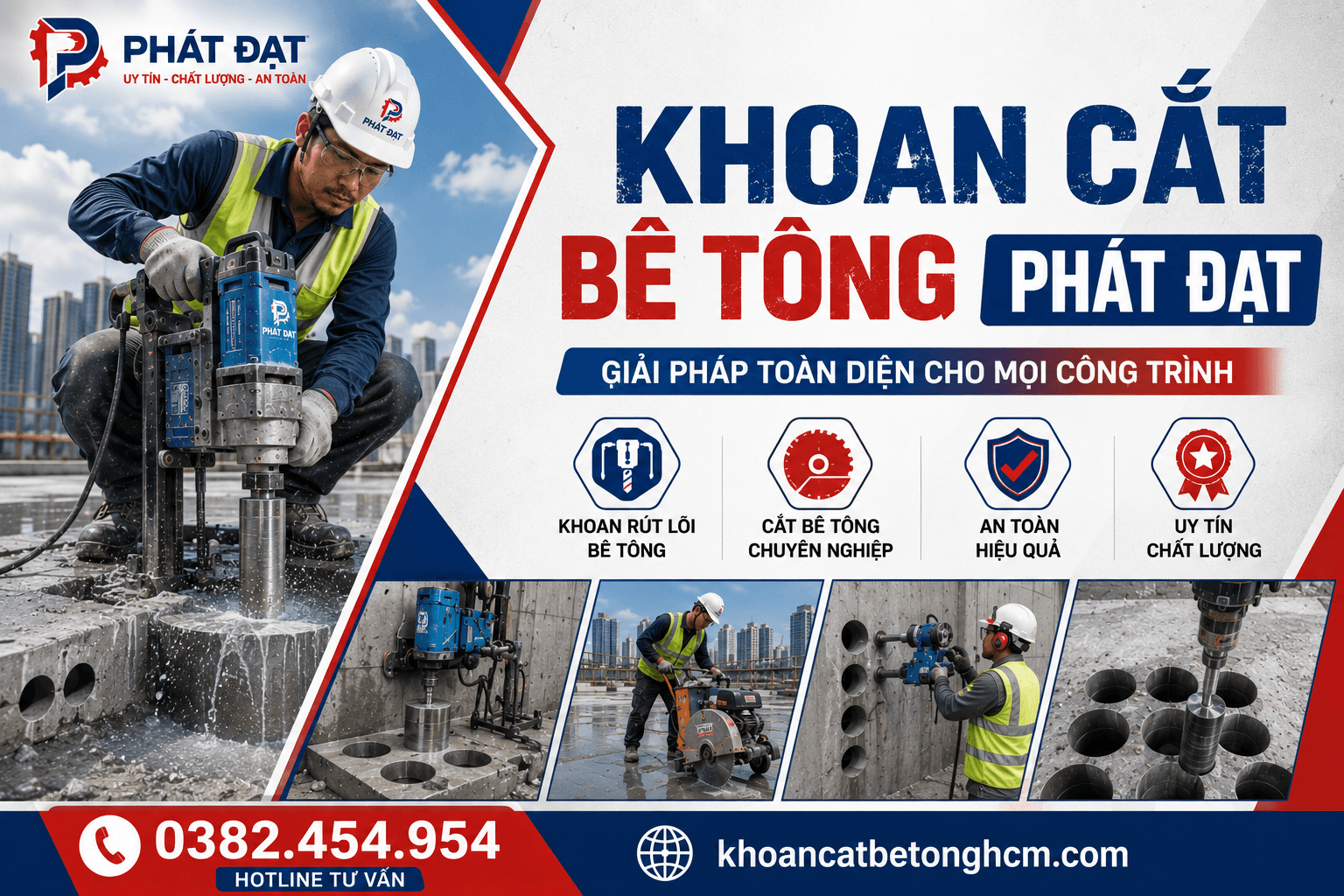 Khoan Cắt Bê Tông Ở Thủ Đức
