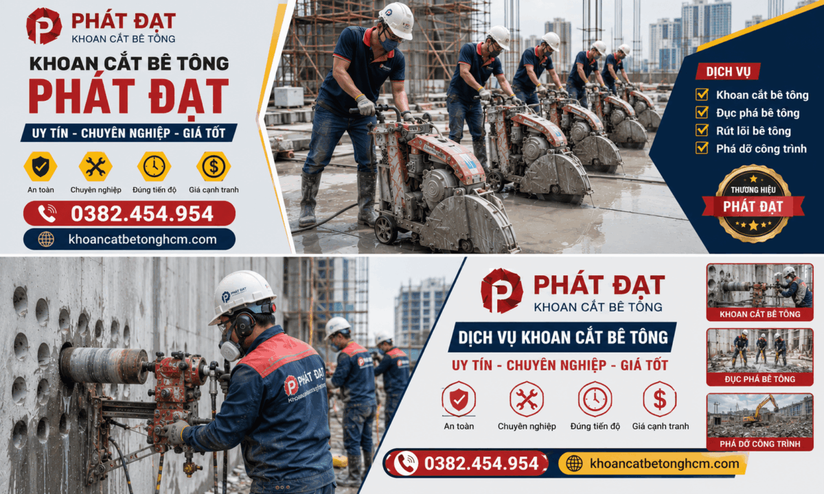 Khoan Cắt Bê Tông Phát Đạt