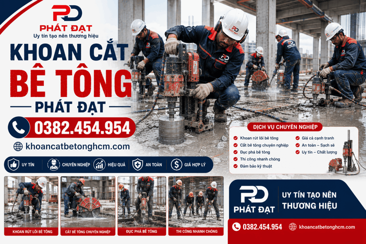 Khoan Cắt Bê Tông Phát Đạt
