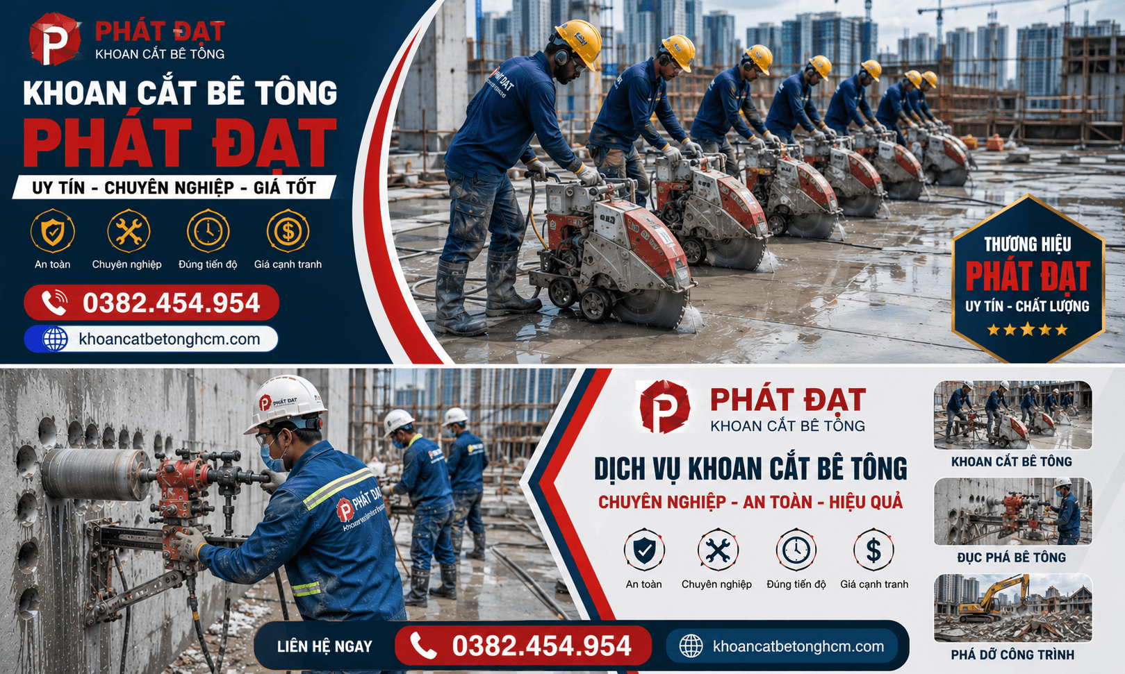 Khoan Cắt Bê Tông Quận Thủ Đức