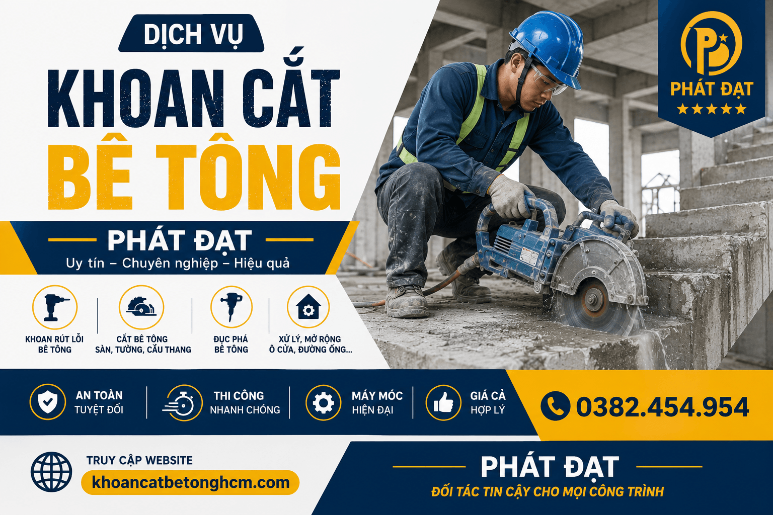 Khoan Cắt Bê Tông Tại Thủ Đức